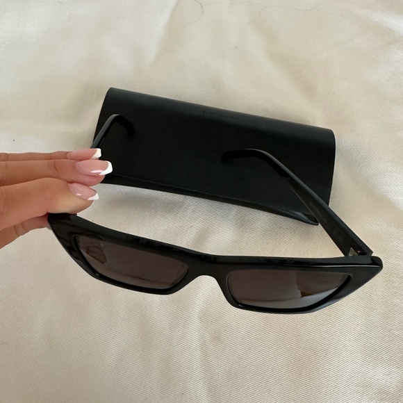 SAINT LAURENT Black Mica Sunglasses - Picture 6 of 9